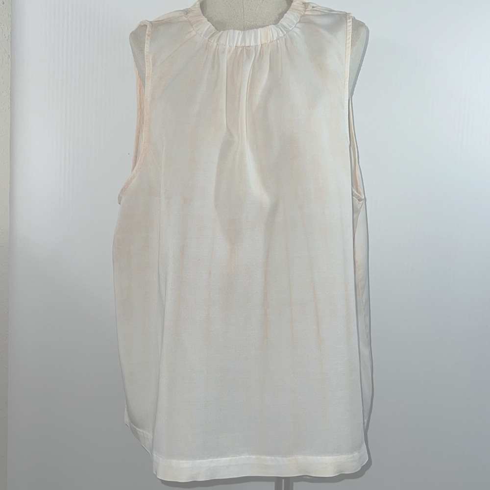 Anthropologie Cloth and Stone Women Sz L Sleeveless Tie Dye Top